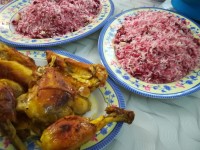 آلبالو پلو خوشمزه خونه مادرشوهر