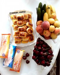 شیرینی دانمارکی خونگی عکس بعدی گیلاس وآلبالوهای باغمون