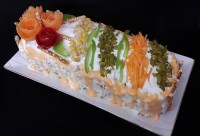 کیک سالاد الویه با نان تست خودم پز