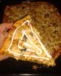 پیتزا و کومپیر خوشمزه ای جااااااااان