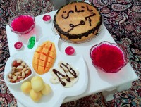 کیک زعفرانی هل و گلاب