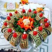 رولت مرغ و اسفناج ورساجی