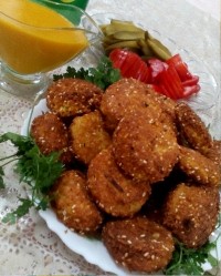فلافل کنجدی مخصوص