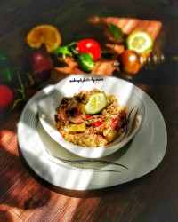 سالاد عدس مخصوص