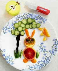 میوه آرایی من برای بچه هام?