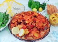 تاس کباب سبزیجات بدون گوشت