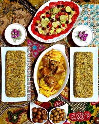 باقالی پلو با گوشت