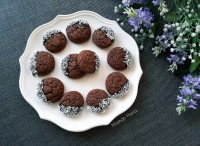 قرابیه نارگیلی شکلاتی