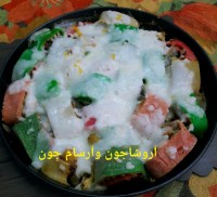 رولت پیتزایی اکرمه پز با دستور پخت