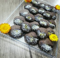 قرابیه نارگیلی شکلاتی