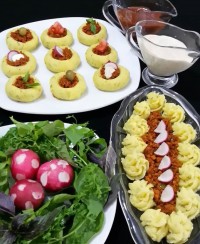 مانتی سیب زمینی