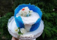 کیک با تکنیک شوگرشیت