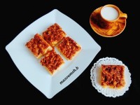 نان اسلایسی سیب و گردو