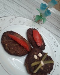 کتلت بادمجان و سویا