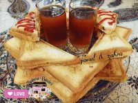 اسنک مرغ و قارچ