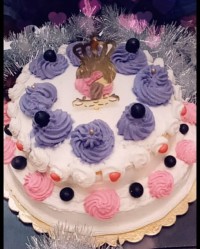 کیک تولد همسری عالی شده بود