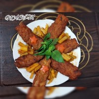 رولت مرغ و گوشت