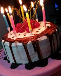 کیک تولد بابا جونم کار خودم