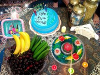 میز تولد مامان جونم