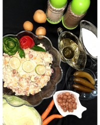 سالاد لوبیا چیتی