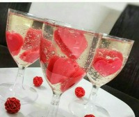 ژله ی حباب دار قلبی