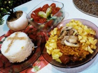 خورش قیمه با قارچ