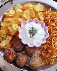 چیپس سیب زمینی ترد