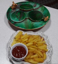 سیب زمینی سرخ کرده رستورانی