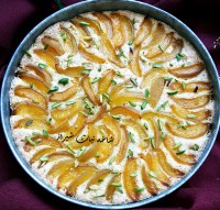 کیک زردآلو