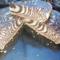 کیک زبرا قابلمه ای