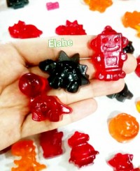 پاستیل میوه ای بدون رنگ و اسانس