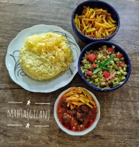 خورش قیمه با کوفته قلقلی