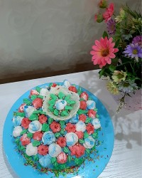 زاده شدیم تا زندگی را زندگی کنیم ،کیک تولد خواهرم