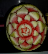 حکاکی هندوانه اولین تجربه