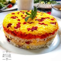 هویج پلو با مرغ