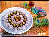 حلوا خرما کنجدی لقمه ای