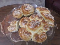 نان شیرمال ساده نان شیرمال خونگی