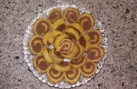 حلوا رولی دو رنگ