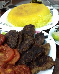 کباب تابه ای گوشت