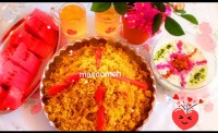 سبزی پلو با تن ماهی