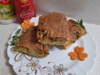 پیتزا قارچ وگوشت