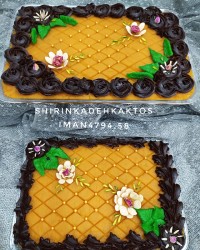 سفارش حلوا مجلسی زعفرانی_شکلاتی