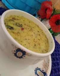 آش دوغ خوشمزه من که با چیزی عوضش نمیکنم?