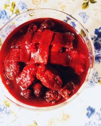 ترشک آلو و آلبالو خشک