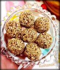 توپک خرمایی چهار مغز مغز دار