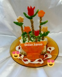 تزئین سالاد الویه