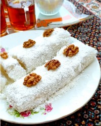 راحت الحلقوم رولی با مغزگردو