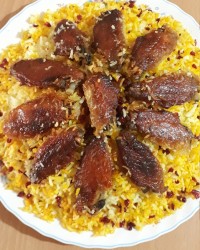 تهه اندازه بال مرغ دوستان خیلی عالی شده بود حتما امتحان کنید