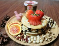 پنکیک لاکچری باسس شکلاتی