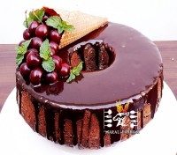 کیک شکلاتی کره ای